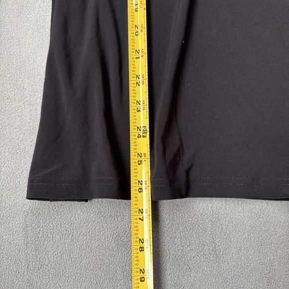 Sympli Turtleneck Womens 10 Black Jersey Long Sleeve Stretch Canadian Made Top - Picture 6 of 9